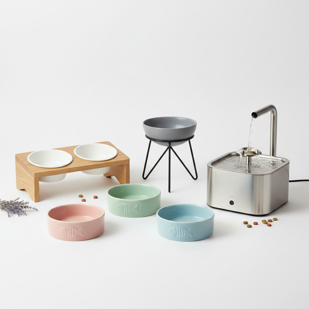Cat Bowls and Fountains