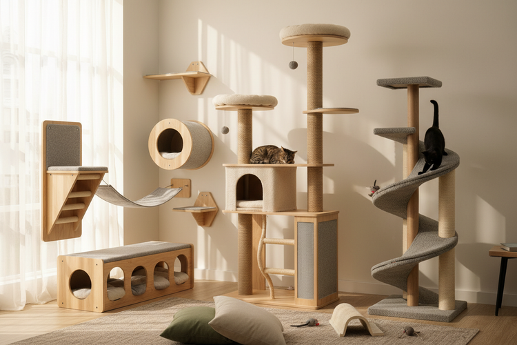 Cat Trees, Perches and Condos
