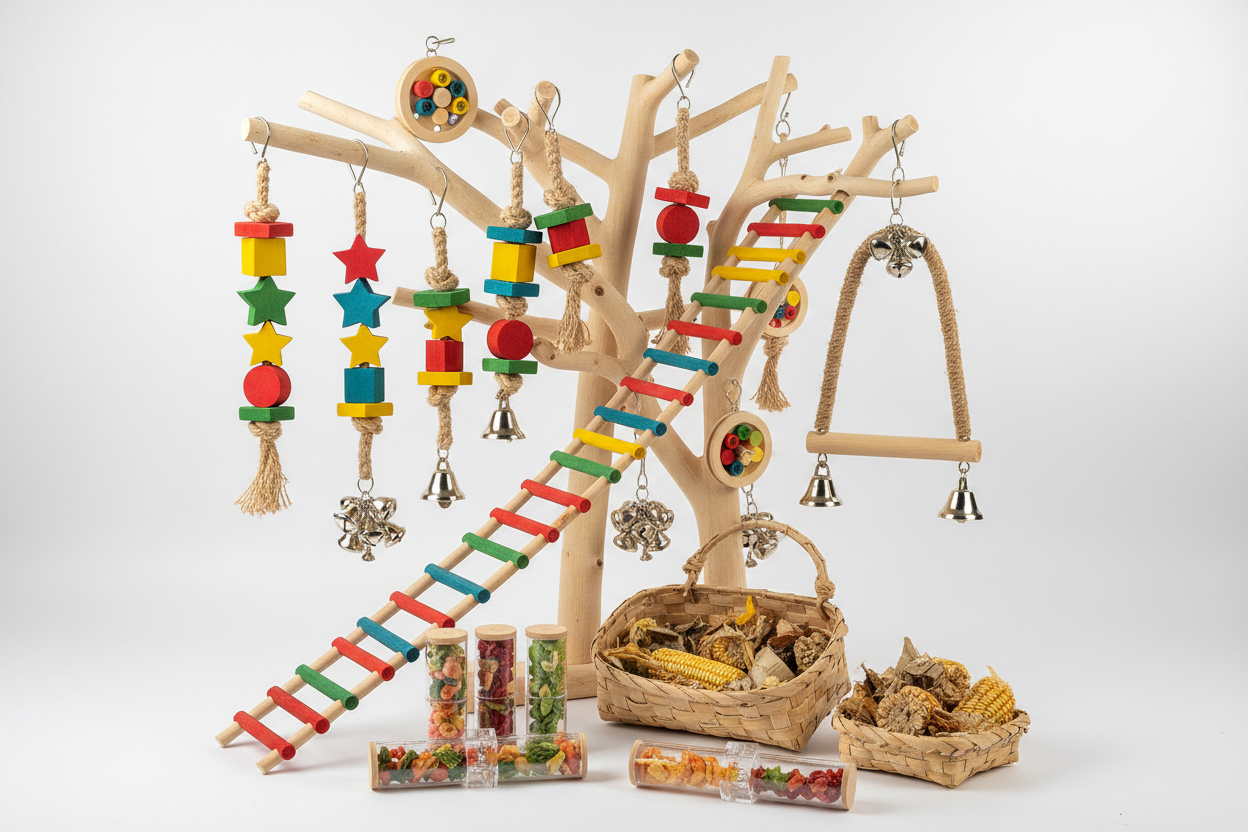 Bird Toys and Foraging