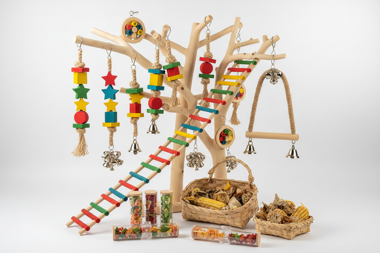 Bird Toys and Foraging