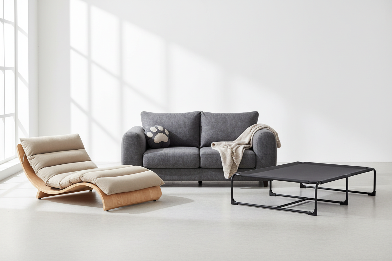 Sofas, loungers, cots