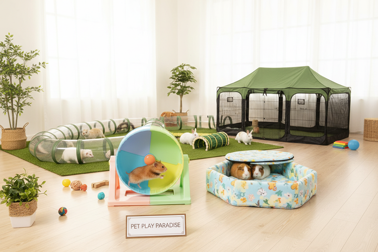 Exercise Wheels, Pens and Runs