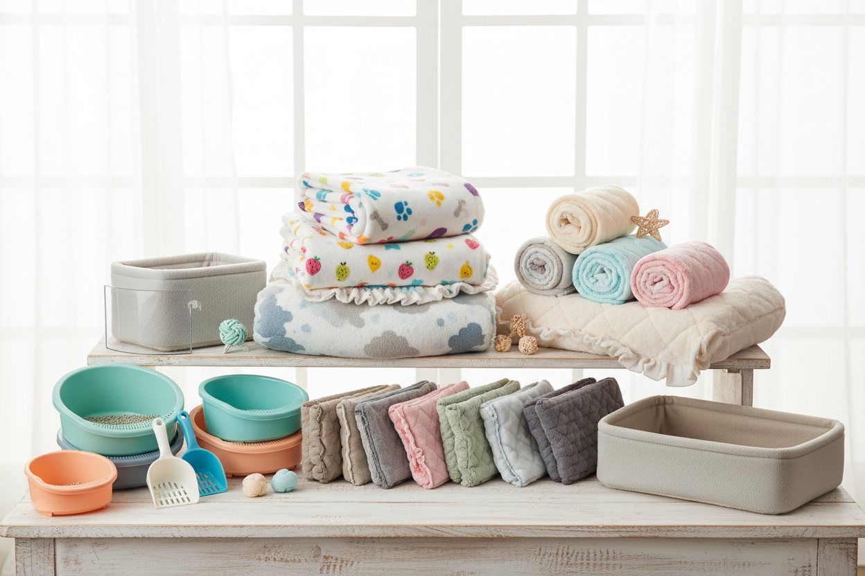 Bedding, Liners and Litter Accessories