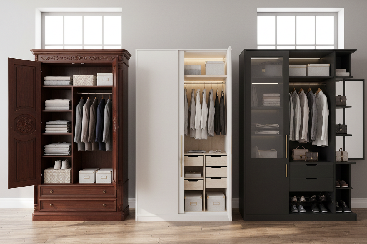 Wardrobes and Armoires