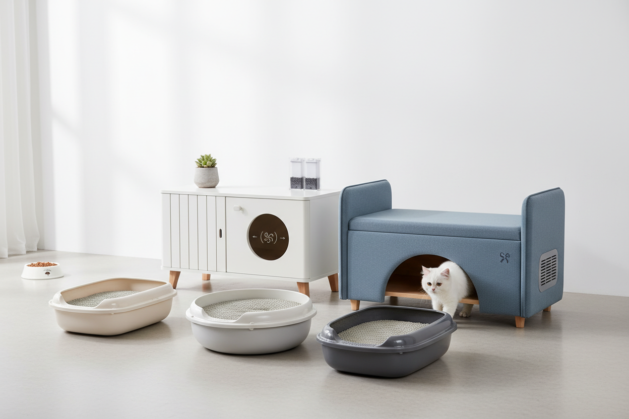 Litter boxes & enclosures