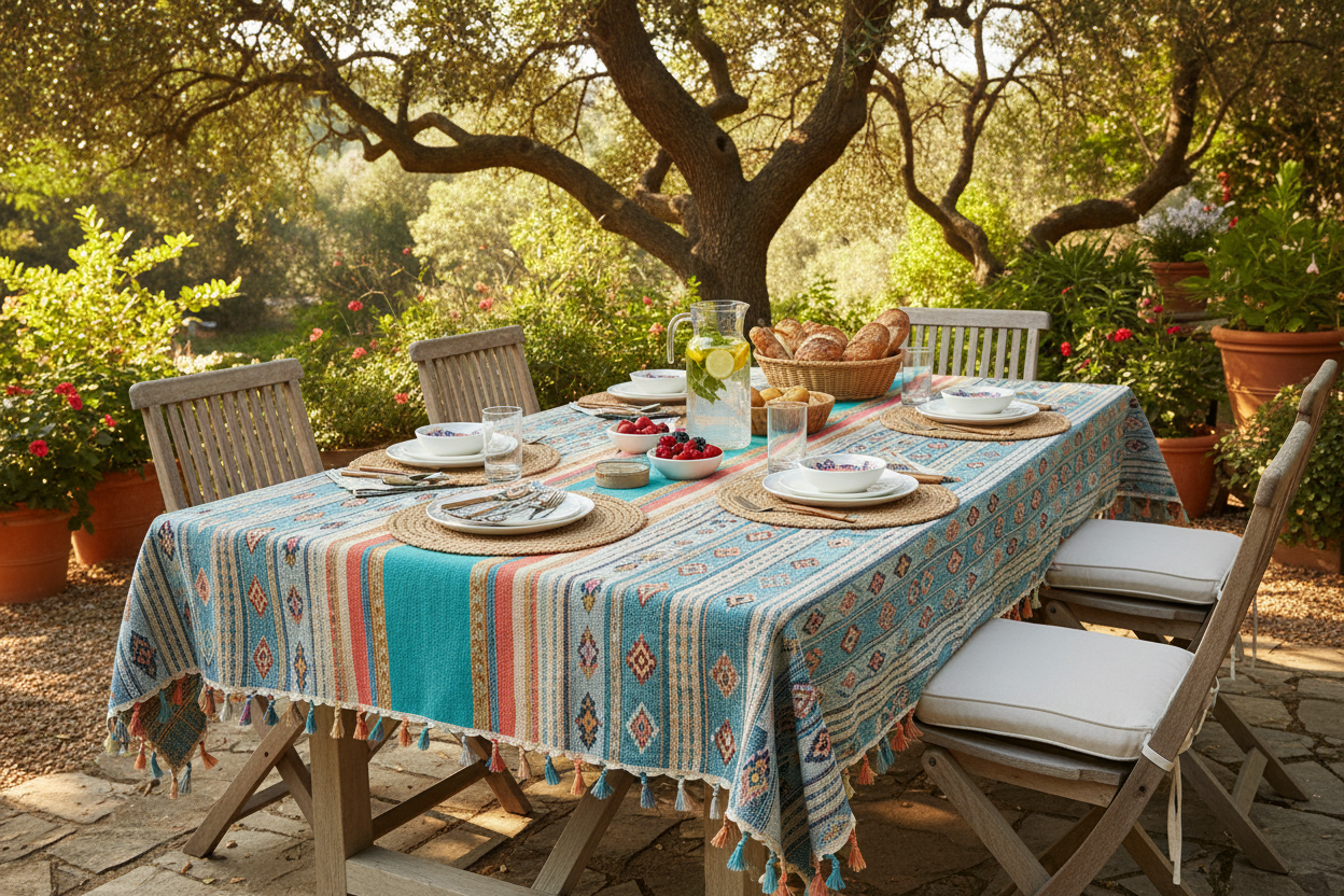 Outdoor Table Linens
