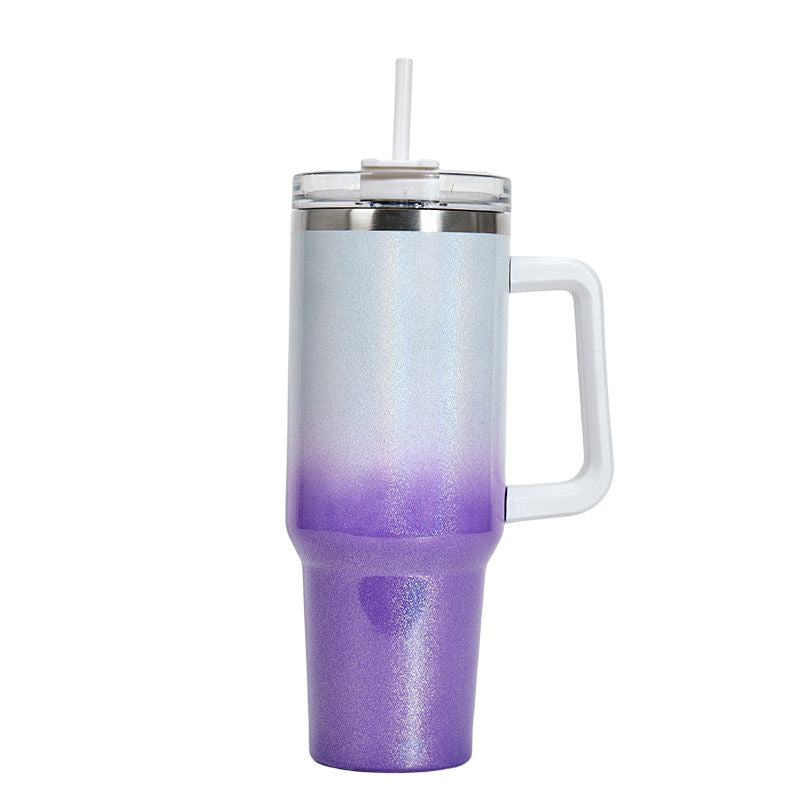 Large Capacity Stainless Steel Vacuum Insulated Tumbler With Handle
