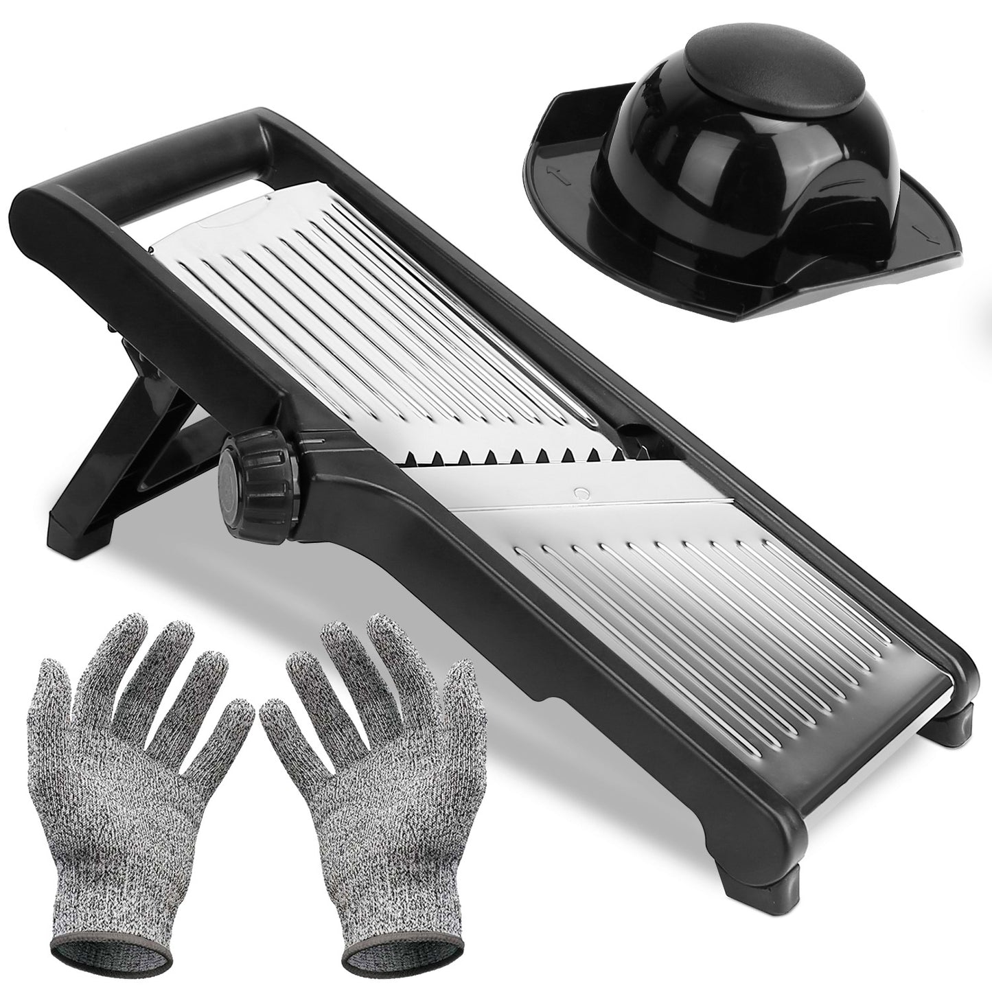 Mandoline Food Slicer With Adjustable Blades
