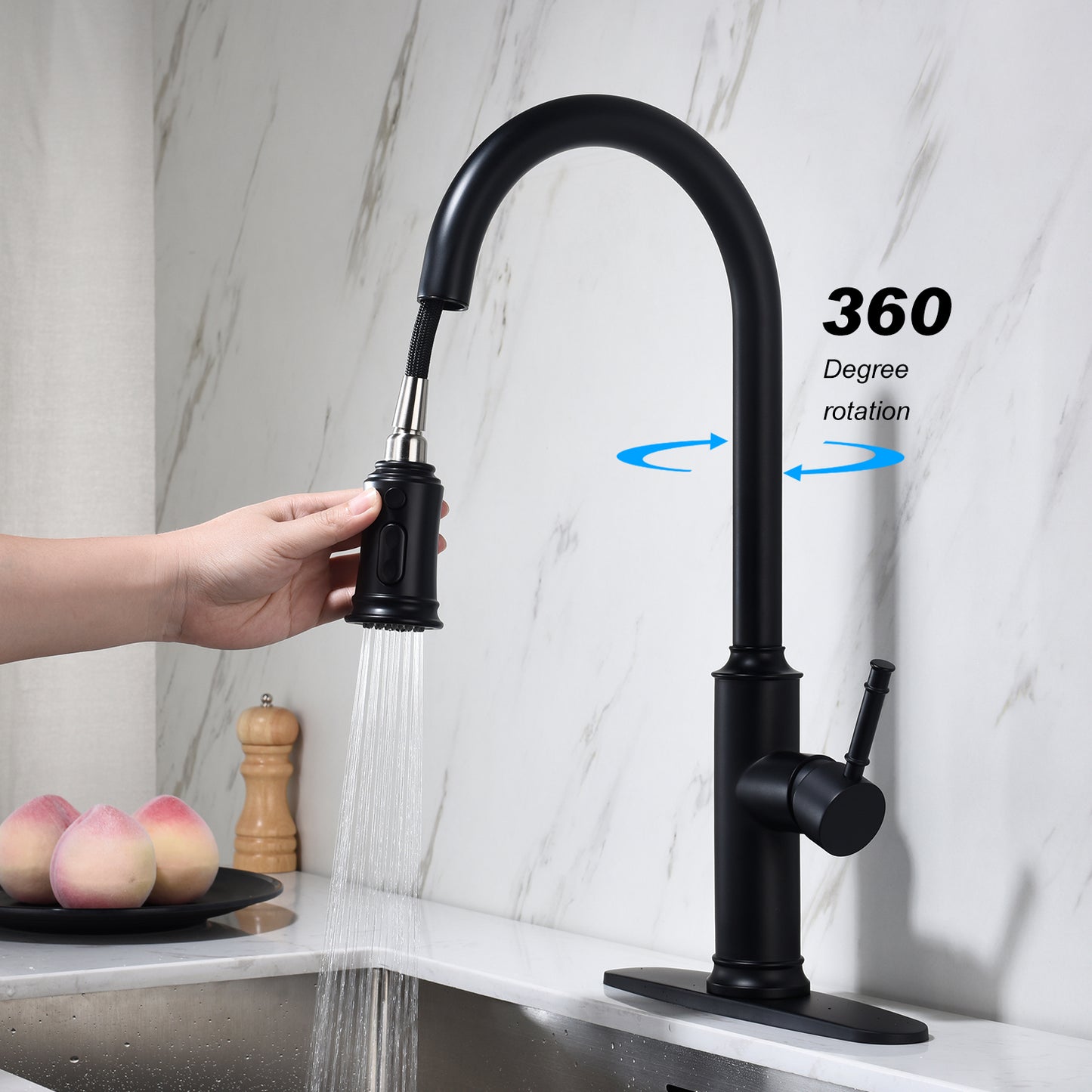 Pull Out Sprinkler Kitchen Faucet