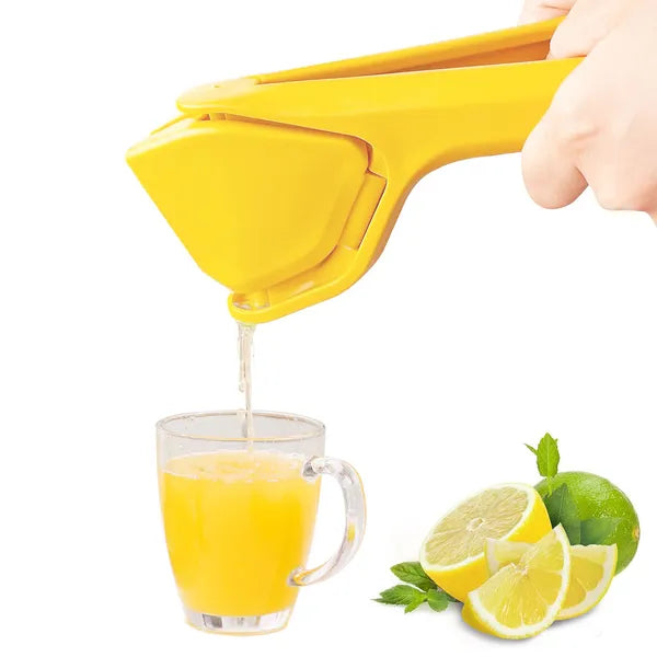 Manual Lemon Squeezer With Fold Flat Design And Sideways Pivot Leverage
