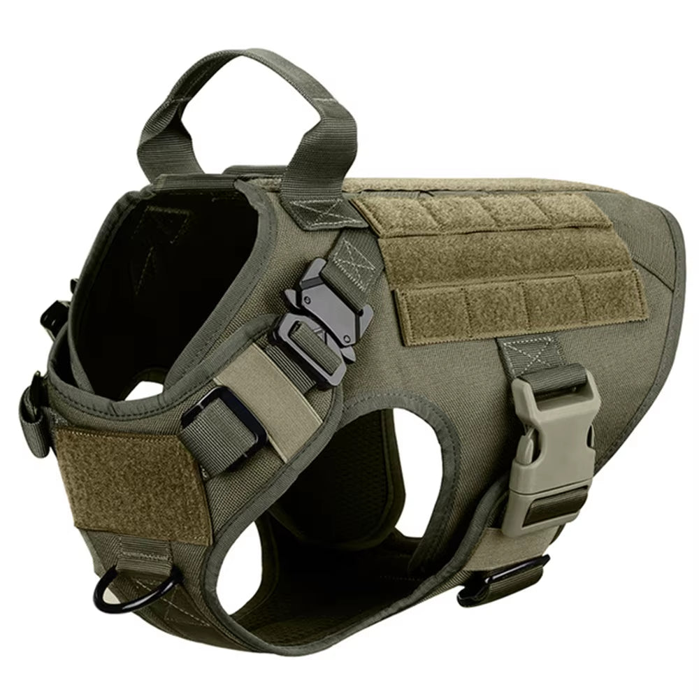 Tactical Nylon Dog Harness with Adjustable Fit