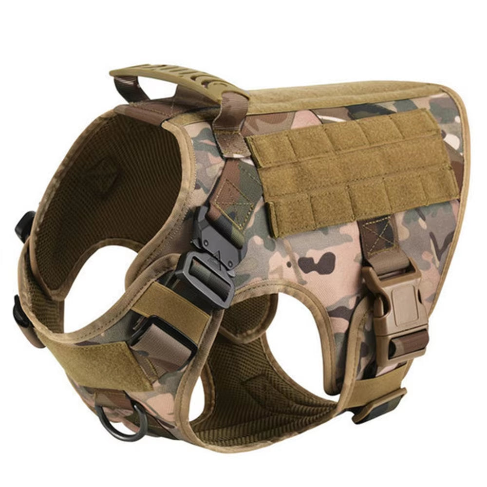 Tactical Nylon Dog Harness with Adjustable Fit
