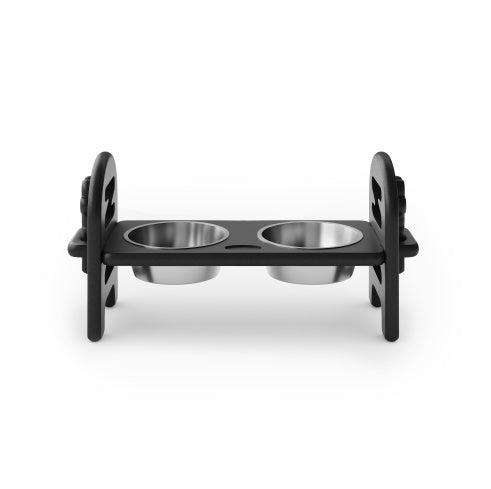 Adjustable Elevated Pet Bowl Stand – Durable Recycled HDPE, Travel Ready