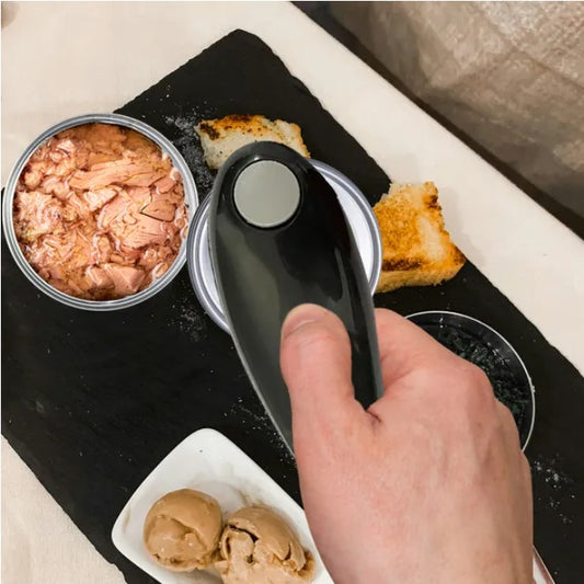 One - Touch Automatic Can Opener With Smooth - Edge Cut