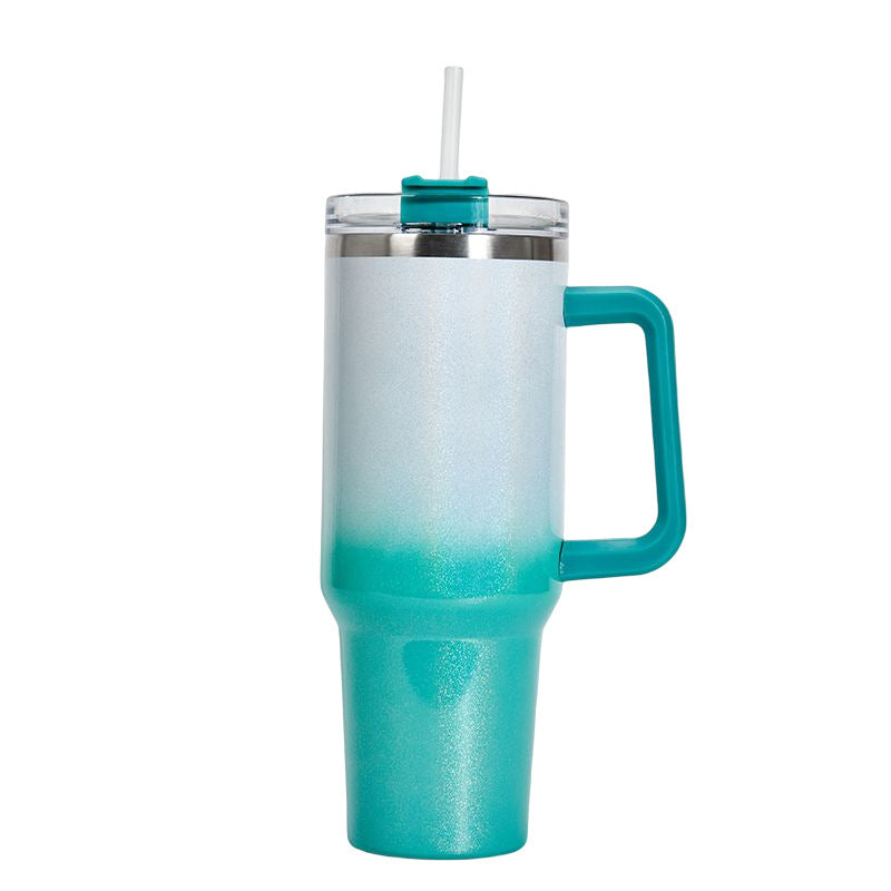Large Capacity Stainless Steel Vacuum Insulated Tumbler With Handle