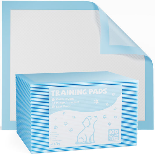 Disposable Puppy Training Pads with Leak-Proof Backing and Quick-Dry Absorption