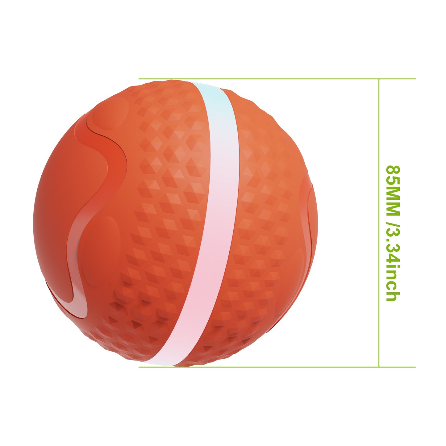 Smart Interactive Motion-Activated Rolling Ball Dog Toy