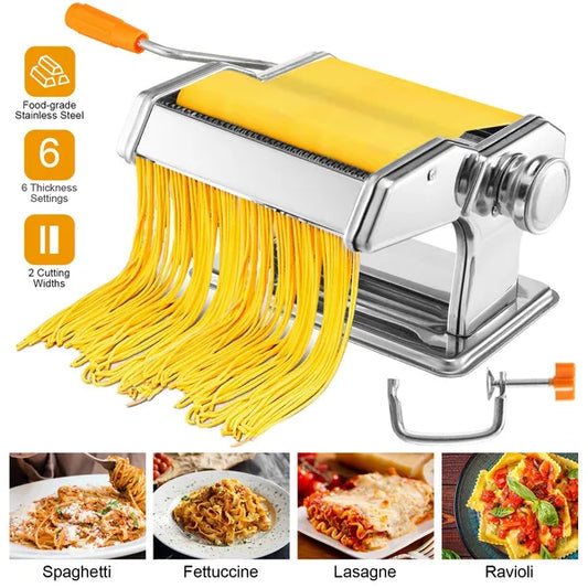Stainless Steel Pasta Maker Machine With Adjustable Thickness