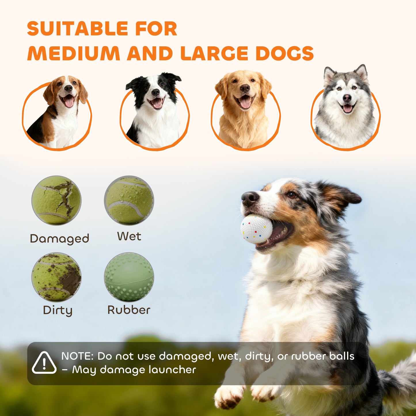 Automatic Dog Ball Launcher with Adjustable Distance for Medium and Large Dogs