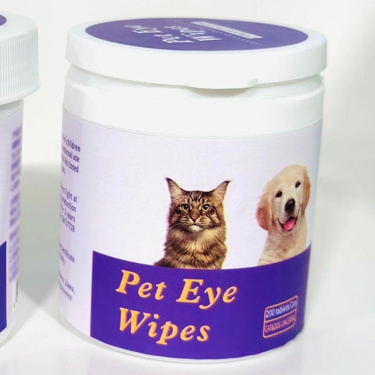 Pet Eye Wipes for Dogs & Cats – 200 Count Tear Stain & Eye Cleaning Wipes
