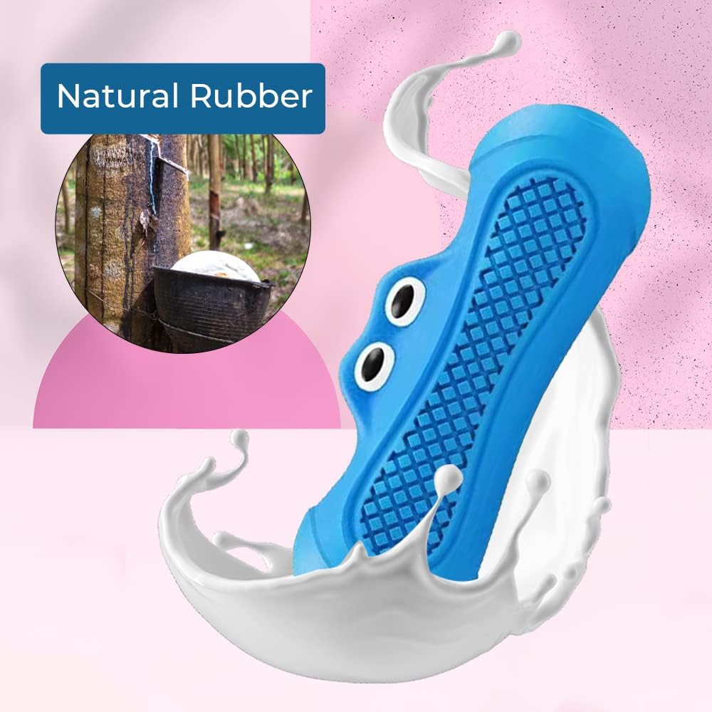 Natural Rubber Squeaky Dental Chew Toy for Dogs