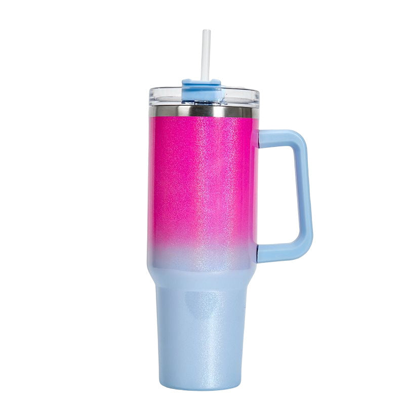 Large Capacity Stainless Steel Vacuum Insulated Tumbler With Handle