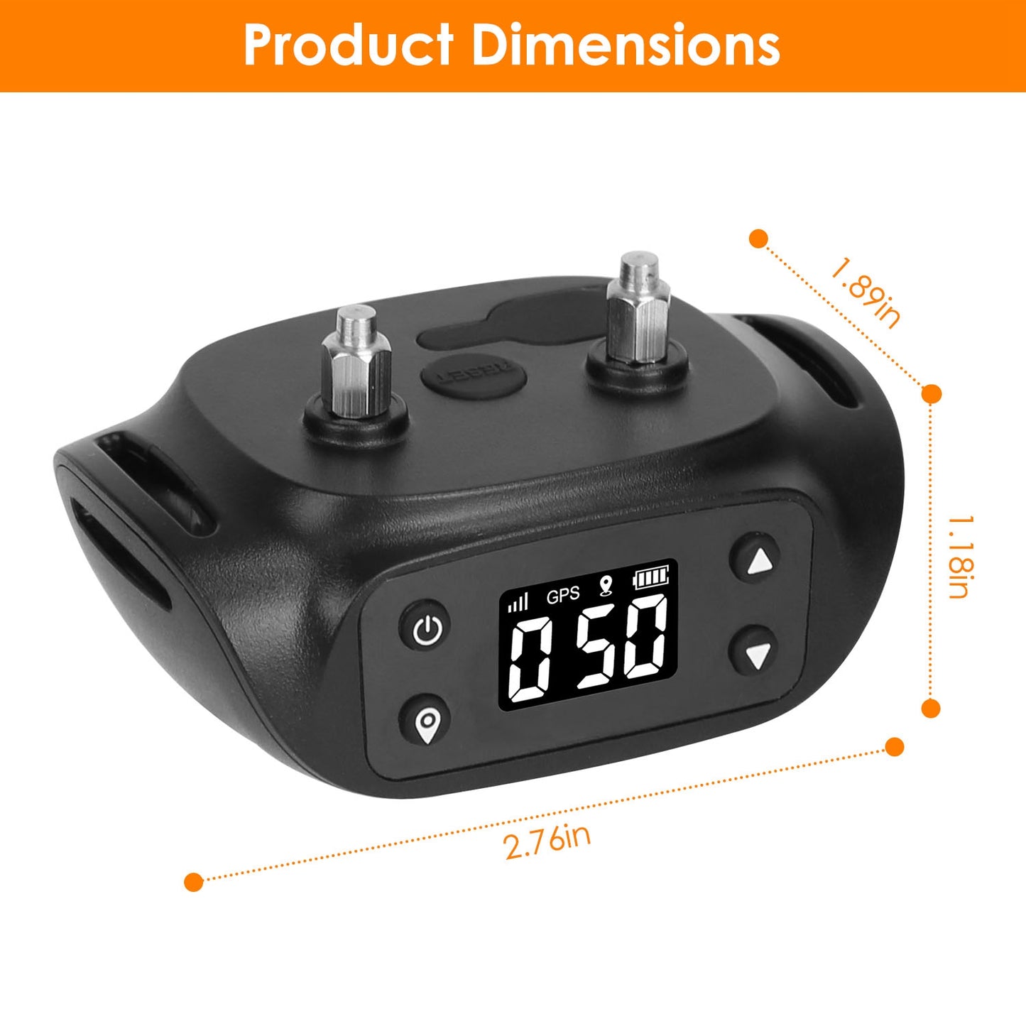 2 in 1 GPS Wireless Dog Fence & Tracker Collar with Adjustable Radius