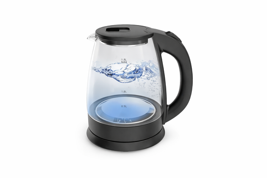 1.8 Liter Colorful Glass Electric Kettle With LED Illumination