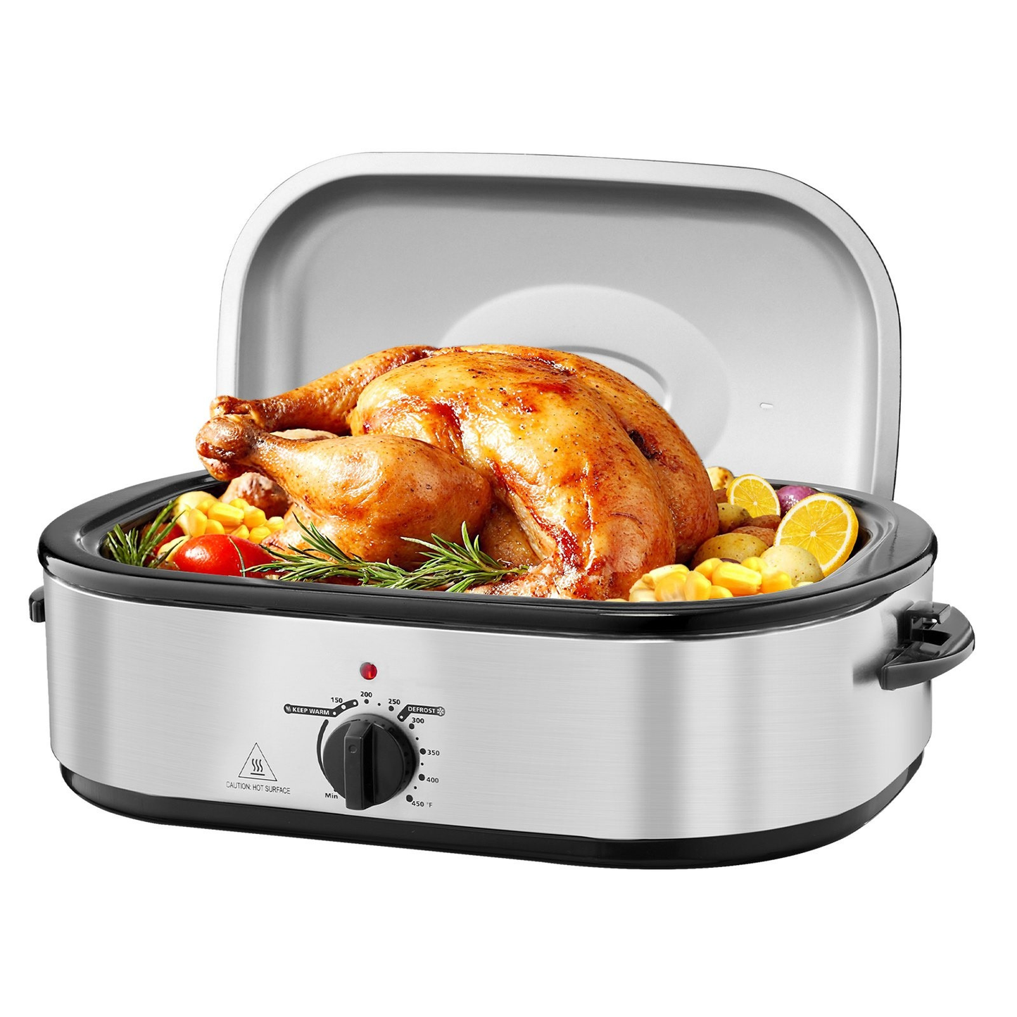 14QT Electric Roaster Oven With Self Basting Lid