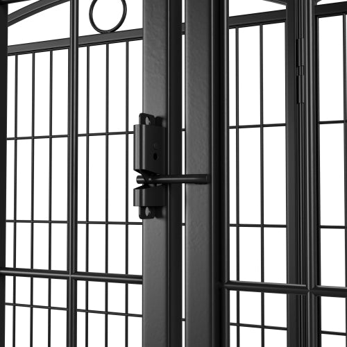 32 Inch 8 Panel Heavy Duty Metal Dog Playpen with Door