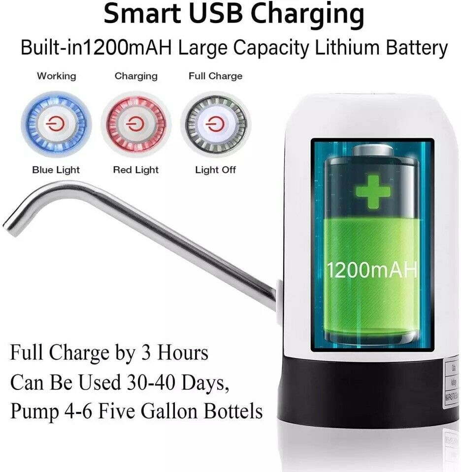 USB Rechargeable Automatic Water Dispenser