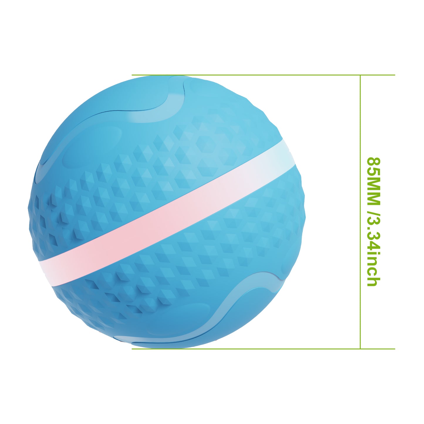 Smart Interactive Motion-Activated Rolling Ball Dog Toy