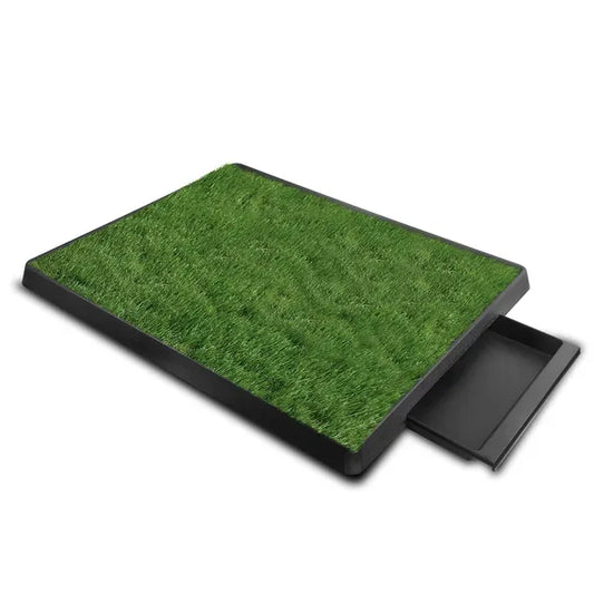 Artificial Grass Dog Potty Training Pad with 3-Layer Drainage Tray System